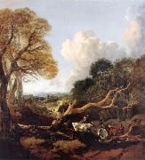 Thomas Gainsborough The Fallen Tree oil painting on canvas